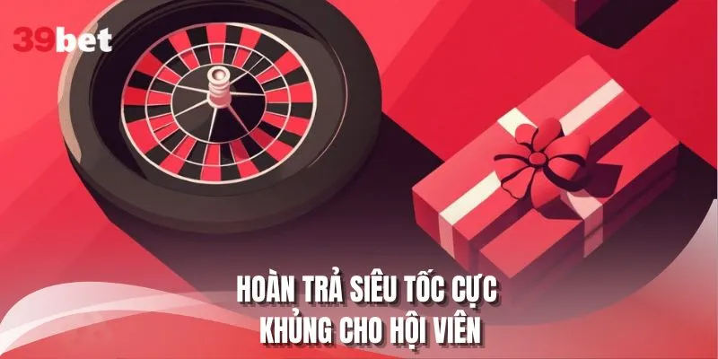 Hoàn trả siêu tốc cực khủng cho hội viên
