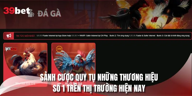 Sảnh cược quy tụ những thương hiệu số 1 trên thị trường hiện nay